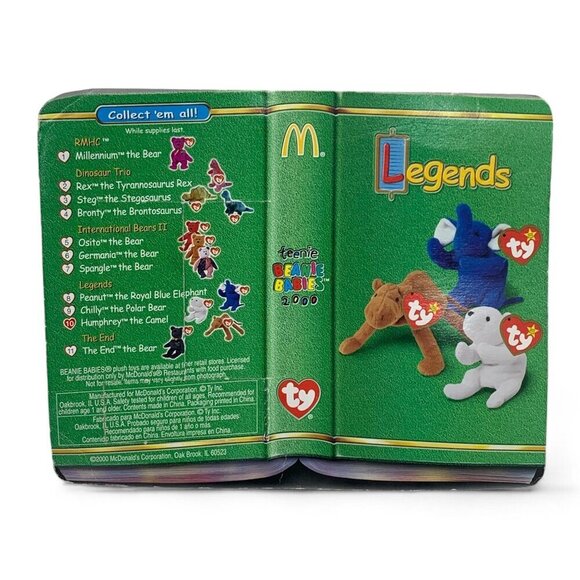 TY McDonalds Teenie Beanie Babies 2000 Humphrey The Camel 4" Plush Toy NIB 2000 - Picture 2 of 4